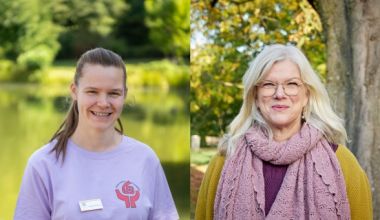 Collage aus Portraits von Rebekka Hakenberg und Alexa Weber